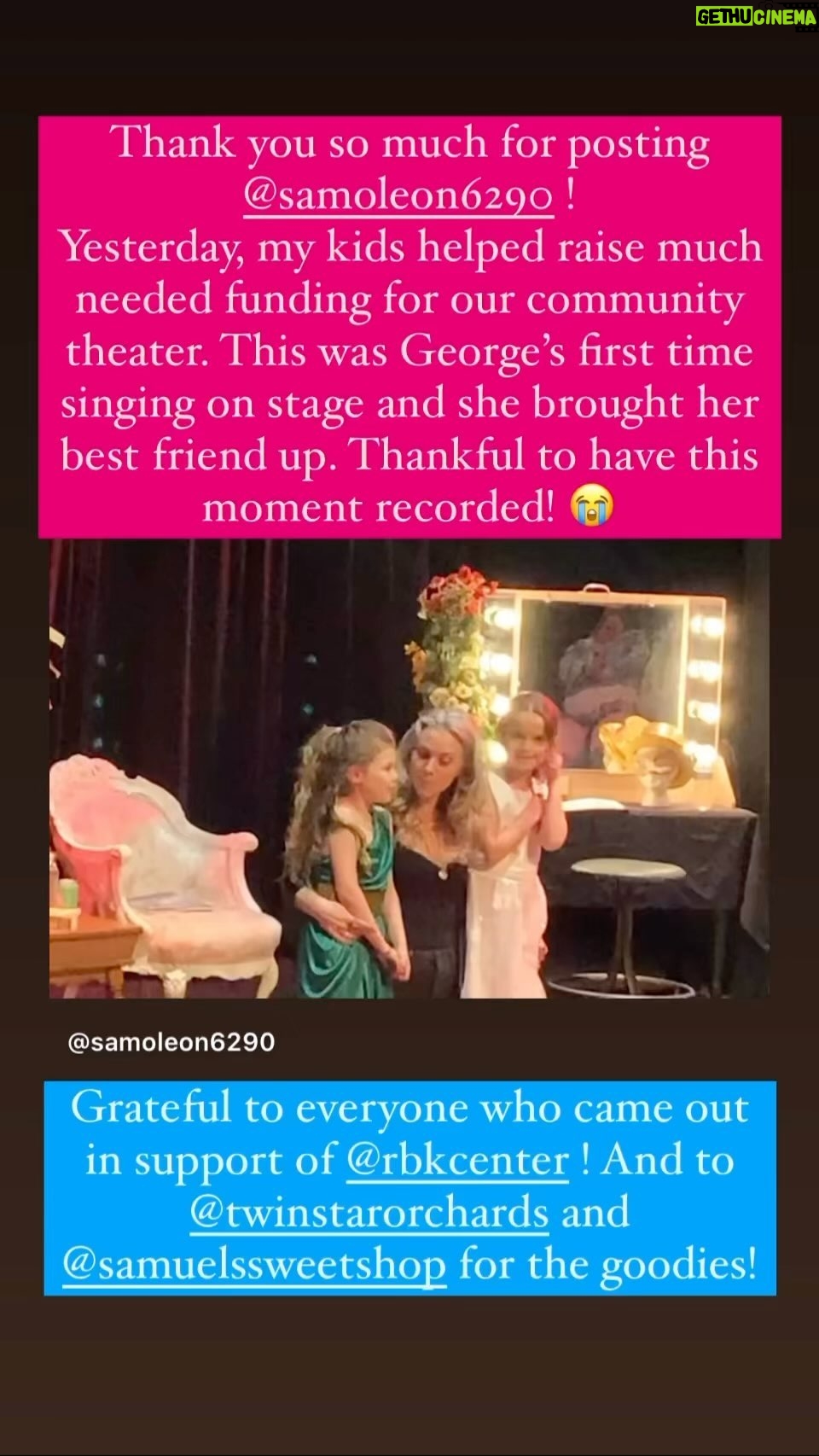 Hilarie Burton Instagram - Of course George wore her Medusa costume for her first ever performance on stage. She’s been begging me all day to do another show at @rbkcenter ! I met so many incredible and generous people yesterday, people who traveled from all over to come and support my town’s local theater. I just can’t thank you enough for the care and attention and time. The arts keep us human. Places like @rbkcenter are our sacred spaces, where we put away our phones, and actually listen to each other. So happy to have had the chance to celebrate that.