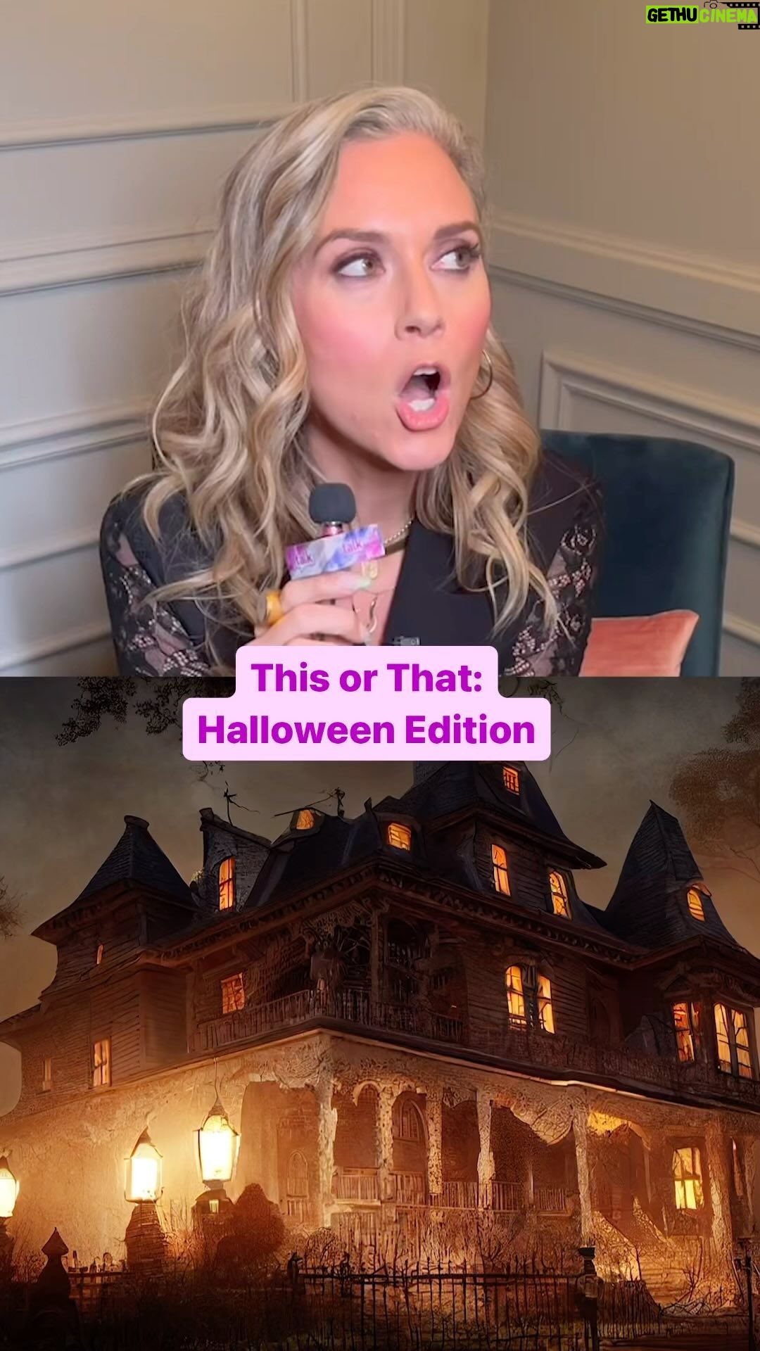 Hilarie Burton Instagram - @hilarieburton plays a Halloween themed This or That🎃