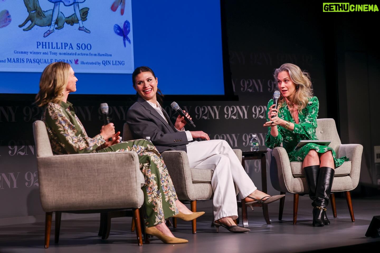 Hilarie Burton Instagram - 🦋Last night, The 92nd Street Y, New York hosted an exclusive book launch event with Phillipa Soo and Maris Pasquale Doran for their new picture book about resilience, the soul-sustaining power of singing & family: Piper Chen Sings! 🦋Phillipa & Maris sat down with Hilarie Burton to talk about the real-life stories that inspired the book, their family collaboration, Broadway & more. 🎟️ICYMI. This magical conversation is still available for purchase at the link in our bio. 📸These joyous moments were captured by Karl Ault/ Michael Priest Photography. #92NY150 #92NY #92Y #92ndstreety #PhillipaSoo #MarisPasqualeDoran #HilarieBurton #booktalk
