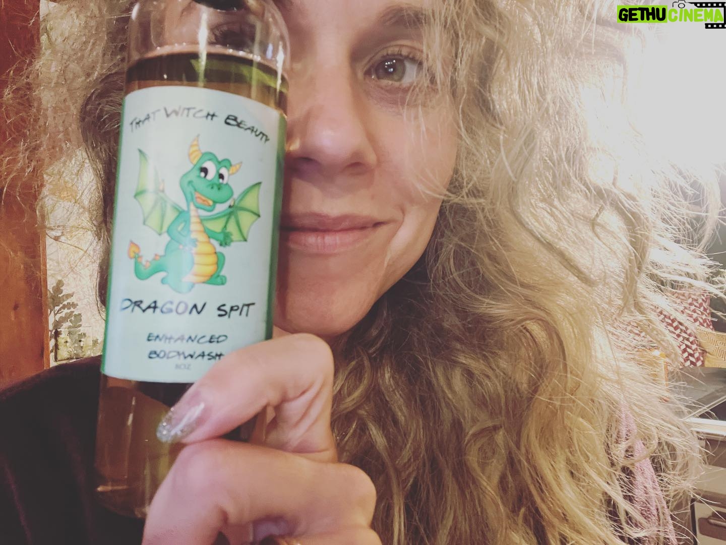 Hilarie Burton Instagram - Mama is WIPED. This was an exciting week on so many levels. Wedding anniversary. Book release. My kids started theatre. Lots of press for Grimoire Girl. And in the midst of all of it I got some ideas for my next book that I REALLY want to sit down and work on. But first? I gotta recharge. And that leads me to our Day 7 of witchy recommendations….. @thatwitchbeauty . 🧙♀️ @jeffreydeanmorgan introduced me to owner @kitsieduncan years ago because we had quite a lot in common. And so when she offered to send some samples of her apothecary products, I was game! George had been really resistant to bath time and Kitsie unknowingly sent me the perfect solution! Dragon Spit!! Seriously, my child LOVES this stuff, and so do I. We’ve gone through multiple bottles at this point. Every bathroom in my house is now stocked with Kitsie’s magical soaps and mists and lotions. It feels like I’ve been transported to Sally Owens shop. Kitsie! Thank you for all of the beauty and thoughtfulness in these magical products. You are the embodiment of Good Witch!! Go follow her now and get one of her recharging mists!!! I like the Vibe Check for empaths!