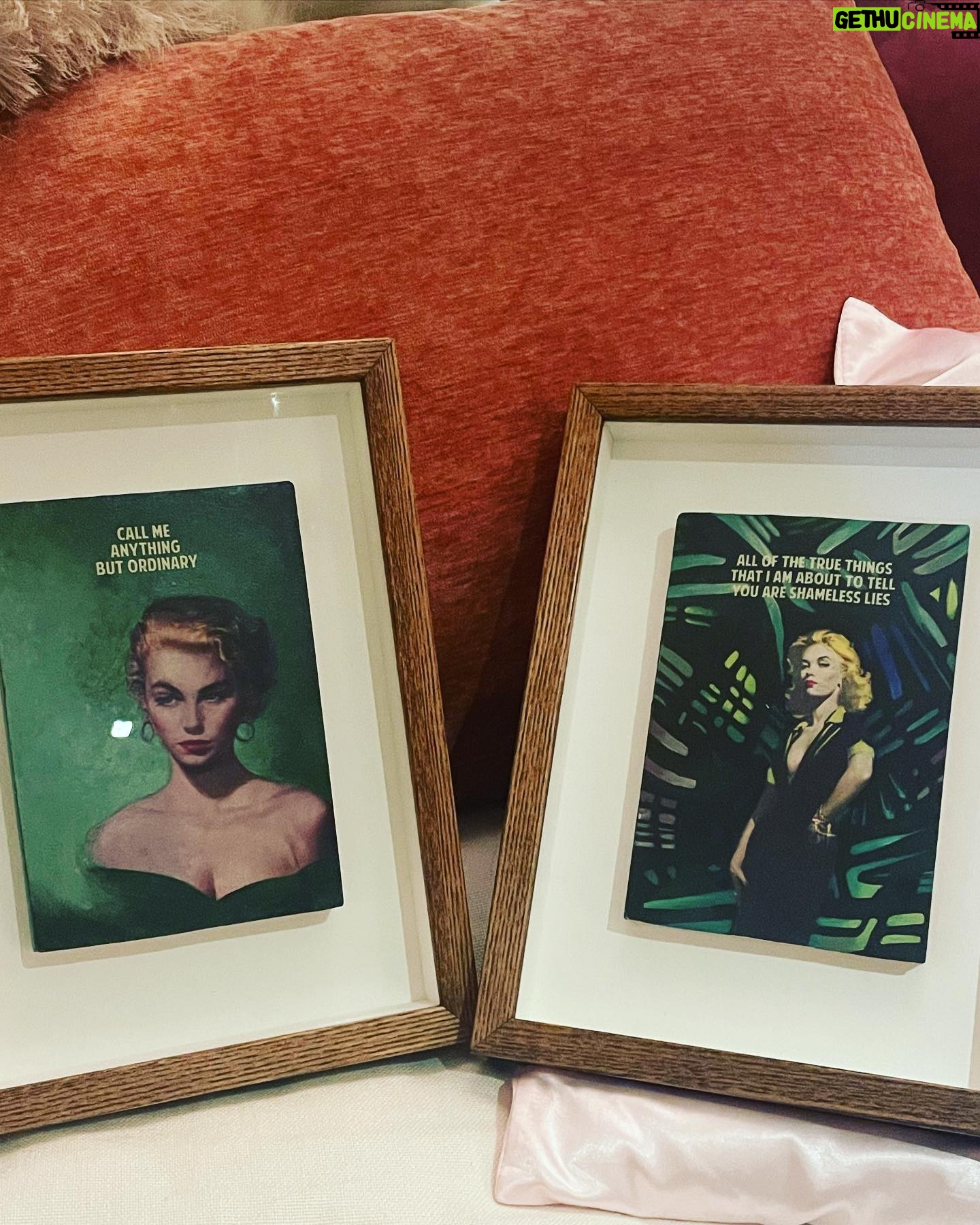 Hilarie Burton - 81.6K Likes - Anniversary date gives me an excuse to highlight Day 5 of artists making the world a more magical place!
Years ago, @jeffreydeanmorgan and I wandered into @chasecontemporary gallery here in NYC. We’ve always been art gallery dwellers. That was one of our first dates in Santa Fe…hopping from gallery to gallery across the square. We have hit up galleries in London and Barcelona and Rhinebeck and little tiny small towns across America. Like moths to a flame.
Chase Contemporary Gallery always had pieces in the window that stopped us in our tracks.
What I love about this gallery is how inclusive they have been to our children. Every time we go in there, the owners make a point of introducing our kids to the artists and asking them real questions about their interests and what they like about the exhibits. I’m so grateful that they are nurturing an appreciation for art in my kids.
Last year for our anniversary Jeffrey surprise me with this @connorbrothersofficial piece that I’m obsessed with. This year, to celebrate my book, he came home with these two fabulous book covers from the same artists. As luck should have it, the gallery was hosting a party for its current artist in residence… @lilblackgoat . Logan Sylve is such a talent, and we loved discussing his background of growing up in Louisiana and learning about his current adventures in Paris. I love his use of color and some of the mischievous toothy grins in his paintings. George became obsessed with this giraffe painting!
Places like this nurture young artists and so we love visiting every chance we get. I hope that you guys give them a follow and then find galleries in your own town to support.
Thank you guys for a magical date night. The Morgans had a blast.