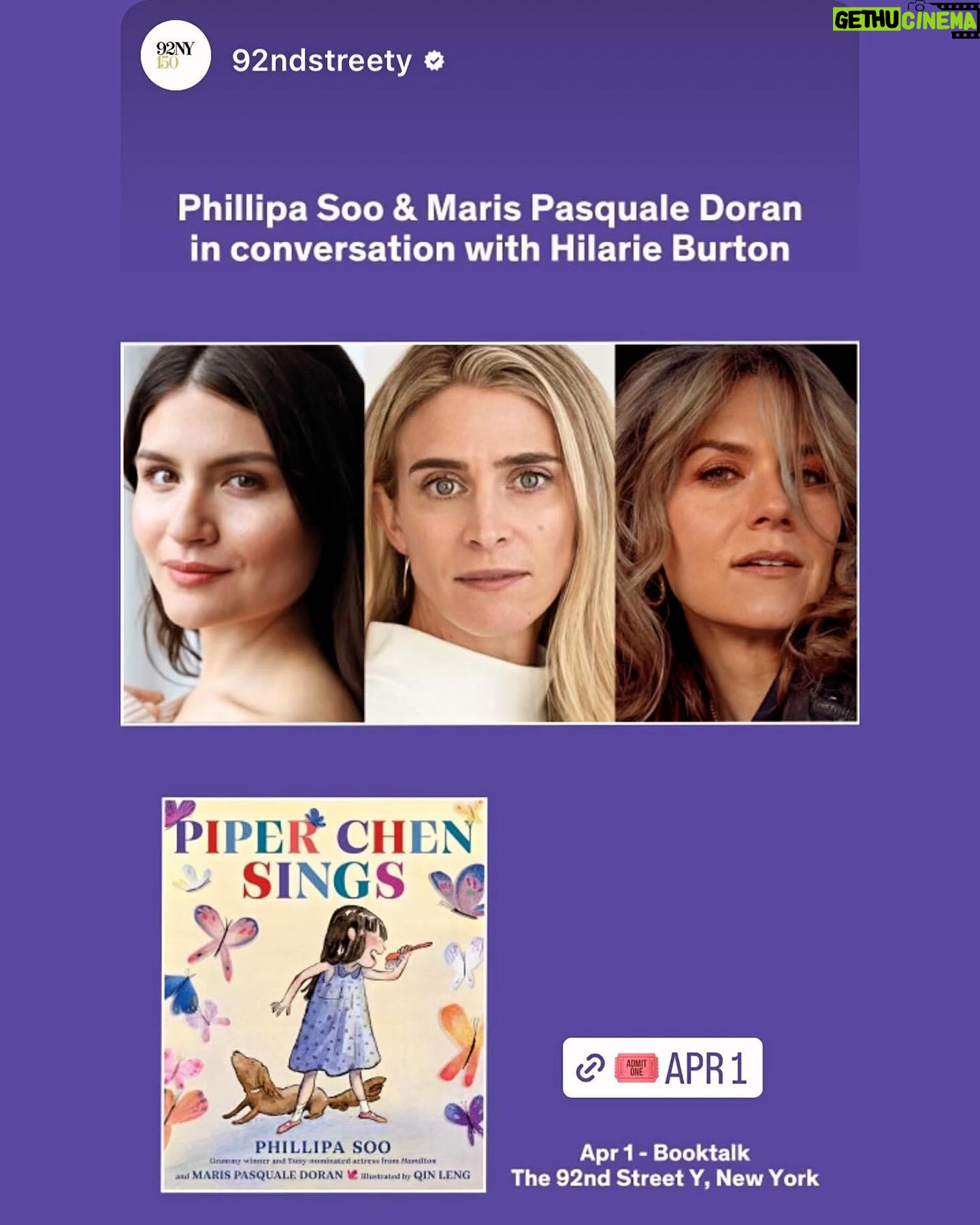 Hilarie Burton Instagram - Beyond excited to be on my way down to the city right now to celebrate @phillipasoo ‘s new book #piperchensings !!!!!! Phillipa has been such a good friend to the whole Morgan family, especially young Gus who idolizes her!! Well now he’s gonna have to contend with George who loves reading this book in bed. If you can make it to @92ndstreety tonight, you’re in for a treat!! But no matter where you are, order this book for the brave and creative girl in your life. The message is so pure and beautiful and honors the importance of culture and legacy and confidence. Can’t wait to see you @phillipasoo !!!!! Xoxoxoxo