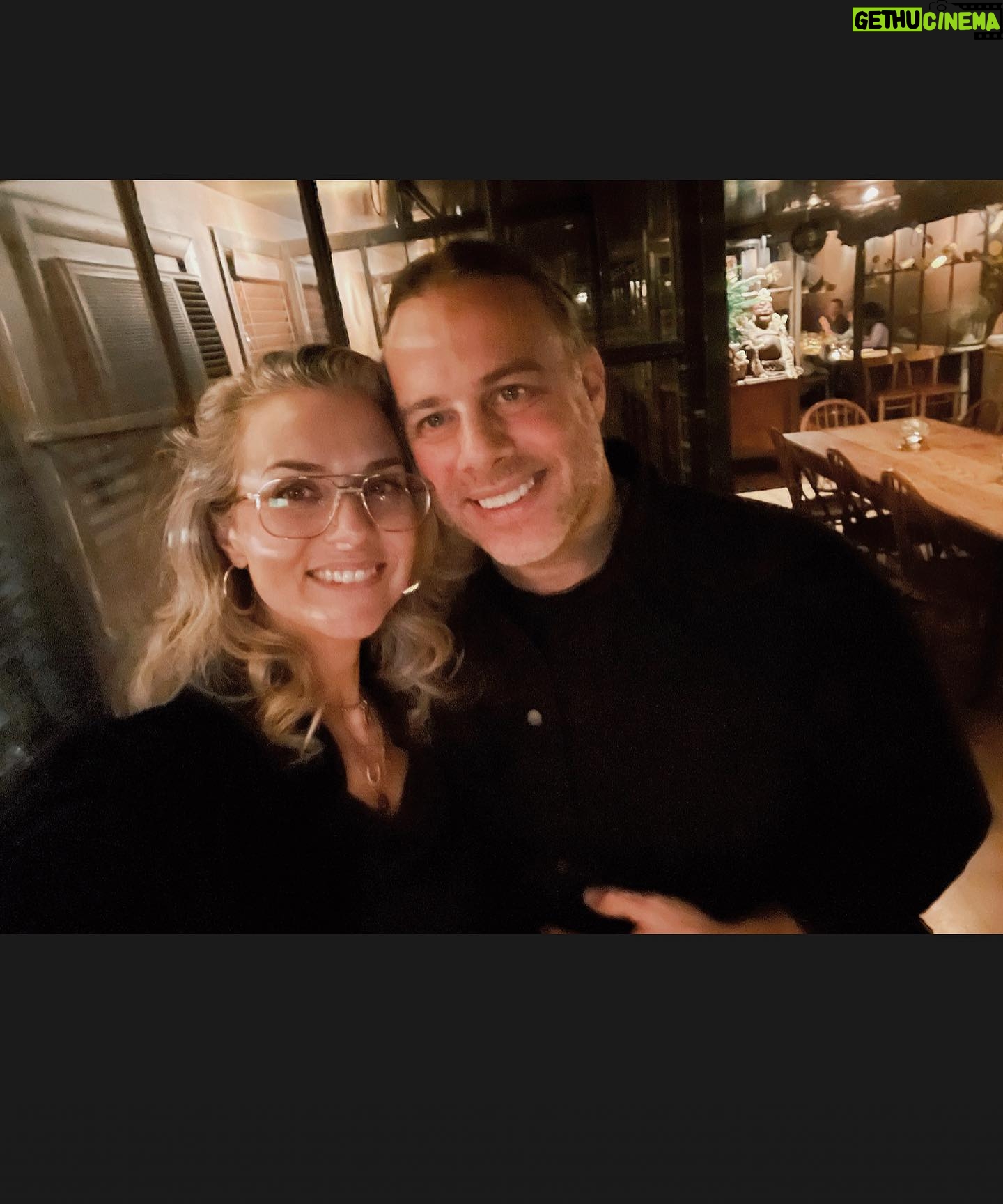 Hilarie Burton Instagram - Dinner and a Show!!! So when @nikolainiceguy moved up, these kind of weekends were exactly what I was dreaming of. Last weekend we went to @rbkcenter to see Cabaret with Gus, and we had dinner at my friend’s amazing restaurant @lepetitbistrorhinebeck . (Go get the oysters!) Super fun night. This weekend, we went and saw @meangirls to cheer on @busyphilipps (who is for real the nicest and definitely a “cool mom”.) and then went to see my pal @sergiarebraca at @riverandpost_ny . Flashback to 2018 during the peak of Gus’s “Phantom of the Opera” obsession. Serge owned the restaurant Liberty in Rhinebeck and they had this incredible basement space that he transformed into the Phantom’s lair for Gus‘s eighth birthday party. He DJed and catered the whole event and it was hands-down, the coolest kids’ event I could imagine. Hell, it was the coolest, grown-up event I could imagine. I love living in a community with thoughtful, creative and talented people like this, and so it was really fun to go and see him at @riverandpost_ny with a much taller Gus in tow. The food was fabulous. The decor was fabulous. I was really happy to see my friend @m.r.mcgrath ‘s artwork front and center! So if you’re in the area, go! I got the short ribs. And the kale salad is my favorite. His mama’s recipe. Small business owners need all the cheerleading they can get, so I’ll proudly bring the megaphone! Thank you @rbkcenter , @lepetitbistrorhinebeck @riverandpost_ny !