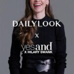 Hilary Swank Instagram – I am so excited to announce that my limited-edition collaboration with @dailylook & @yesand launches today! 🖤

We’ve partnered with @dailylook premium styling service to bring some of my favorite sustainable & easy-to-style wardrobe staples — right to your door! (So you don’t have to get out of your robe and slippers to go shopping. 😂)

@yesand is clothing with a commitment to sustainability, the use of organic fabrics, fair wages, and empowering women! I’m so happy to be working with a brand that’s helping to create a world where you don’t have to sacrifice fashion for sustainable practices.

Discover @dailylook & @yesand x @hilaryswank today!