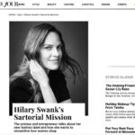 Hilary Swank Instagram - Honored to have my clothing line, @missionstatement highlighted in @dujourmedia one of my favs! 💃🏻💝 Thanks @natashawolff for the lovely article. Please check it out in the link in my bio☝🏽 . . . #MakeAStatement