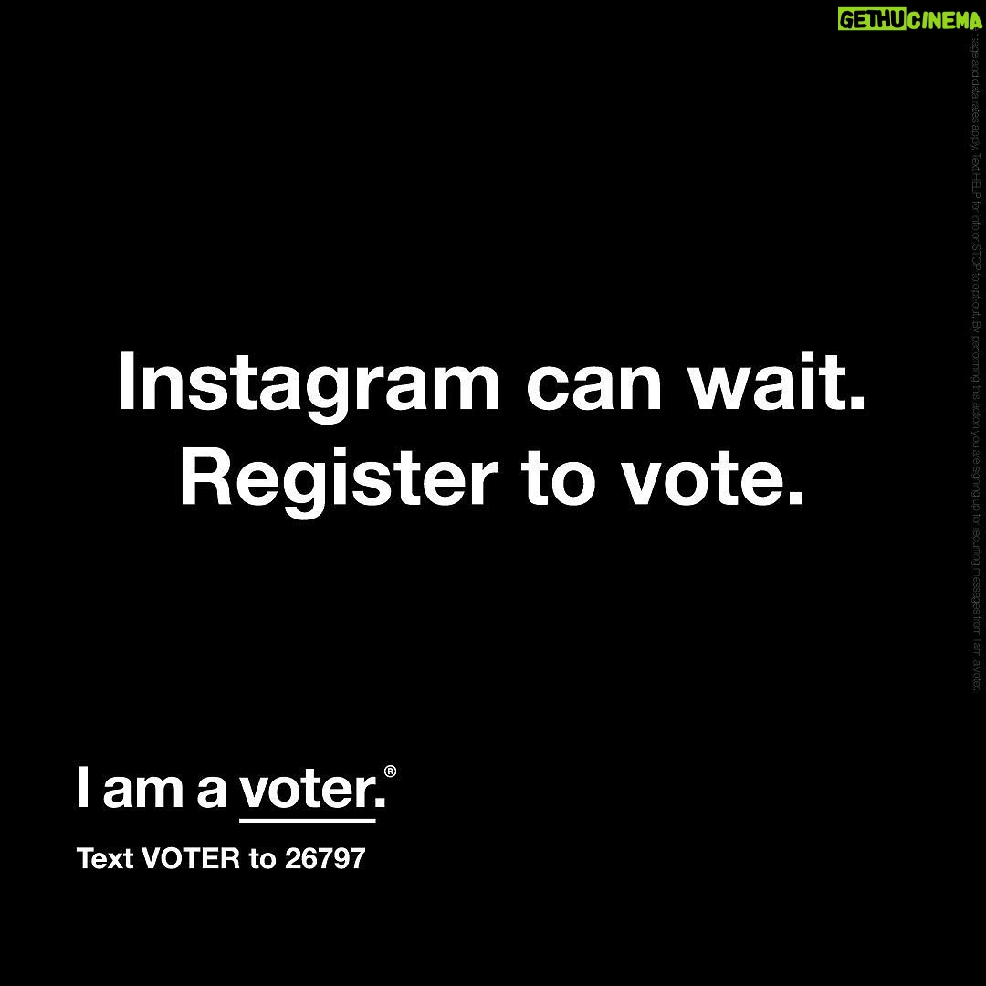 Hilary Swank Instagram - Today on #NationalVoterRegistrationDay text VOTER to 26797 to make sure you are registered to vote and to receive all important election information. If you are already registered, text VOTER to 26797 to find out if you are eligible to vote early or to vote by mail and request your mail-in ballot. #IAmAVoter 💫