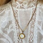 Hilary Swank Instagram - Sunday appreciation post… As a lot of you know, I love vintage. If I’m not wearing sustainable @missionstatement I’m buying #Vintage 💝 I’m a sucker for this Edwardian era, love the white delicate lace. Also, #VintageJewelry is always a part of my collection. 😍 Introducing you to two people who’s sites I frequent @barnabyjackvintage and @charmcony 💫 Enjoy checking them out!