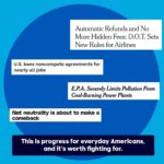 Hillary Clinton Instagram - Just this week, the Biden-Harris administration: ✅ Banned most noncompete agreements, which could lead to increased wages of $300 billion a year for 30 million workers ✅ Required airlines to end "junk" fees and refund passengers promptly after delays and cancellations ✅ Limited pollution from coal-burning power plants ✅ Restored net neutrality to ensure fair access to the open web It's all incredible progress for workers, consumers, and citizens, and it's worth fighting for.