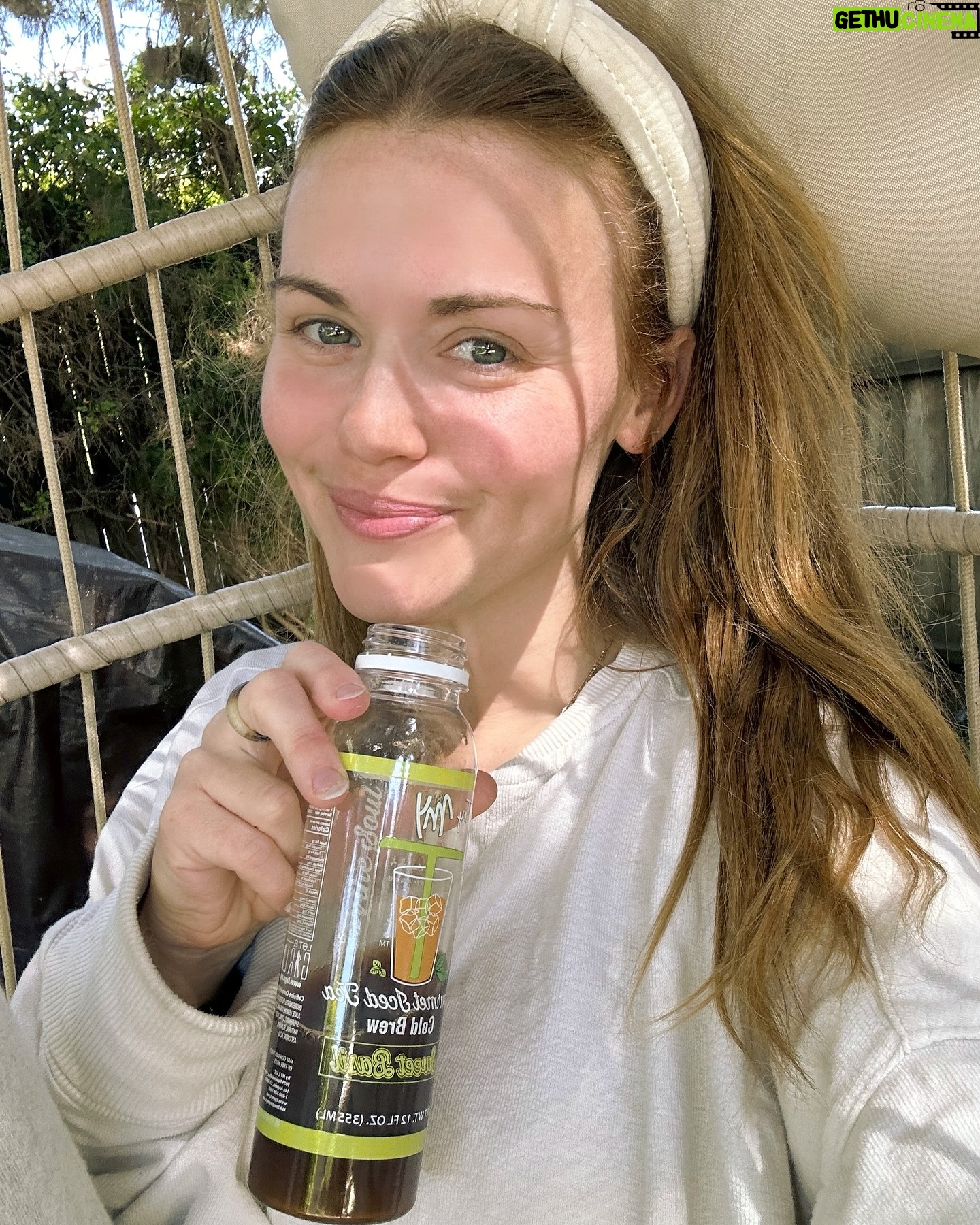 Holland Roden Instagram - ☀️LA folks!! I have been drinking this tea for about a year and realized I am day-to-day, low-key infatuated with it, but never have expressed that on the inner-webs. 🍹It’s called Try My T @trymyt My favorite is the light bc it has a hint of mint (real mint not a fake take), but right now @wholefoods Playa Vista is only carrying the 🍃sweet basil (also still amazing). But Whole Foods!! Bring back that light, too!!! If you are in LA - it’s in the cold section at Whole Foods. This company is BONKERS good. I didn’t know the market needed another iced tea, but oh boy DID IT! 📈50 cals a bottle for this, featuring hints of peach and spearmint tea but still has the strongest note of black tea. Southerners, y’all will go nuts for it as I have. ✨def not sponsored, just a groupie✨