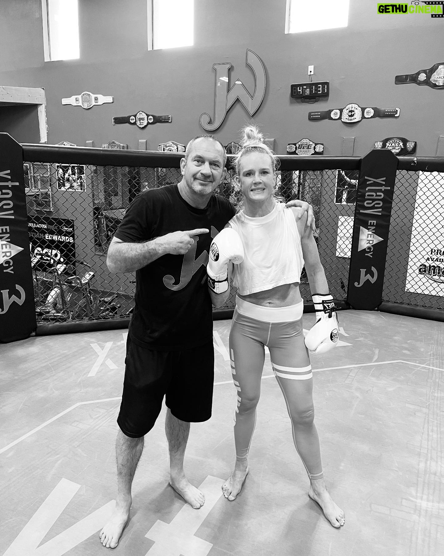 Holly Holm Instagram - Best coach in the world @mmacoachwink