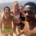 Holly Holm Instagram – Since everyone used the other pics already… I went for the “butters, where you at” photo, and the “it’s bright out here” photo. Also- This hill run isn’t really a “hill”. #ifyouknowyouknow