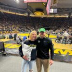 Holly Holm Instagram - What an honor to meet the legend Dan Gable and the wrestling team at @iowahawkeyewrestling . Any time I can go see my guy @realvvoods wrestle live you know I’ll be there. Tom Brands, Jeni Brands, Chad and everyone at Iowa City. Thank you for the experience and the hospitality. This was my first experience at a major dual meet. I hope to make it back to this electric place. 🔥 And as ALWAYS, it’s great spending time with some of my favorite people @izzystylewrestling @clayguida @kennedyblades #izzystylewrestling #teamwoods