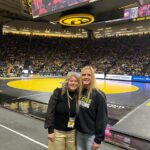 Holly Holm Instagram - What an honor to meet the legend Dan Gable and the wrestling team at @iowahawkeyewrestling . Any time I can go see my guy @realvvoods wrestle live you know I’ll be there. Tom Brands, Jeni Brands, Chad and everyone at Iowa City. Thank you for the experience and the hospitality. This was my first experience at a major dual meet. I hope to make it back to this electric place. 🔥 And as ALWAYS, it’s great spending time with some of my favorite people @izzystylewrestling @clayguida @kennedyblades #izzystylewrestling #teamwoods