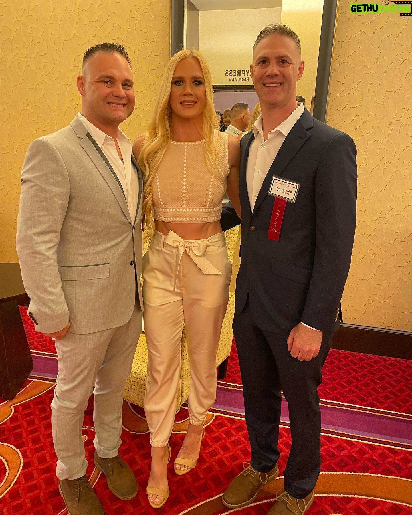 Holly Holm Instagram - My brothers. My first fans…my biggest fans. Possibly my first sparring partners 😉 @brianholm6178 @weston_holm