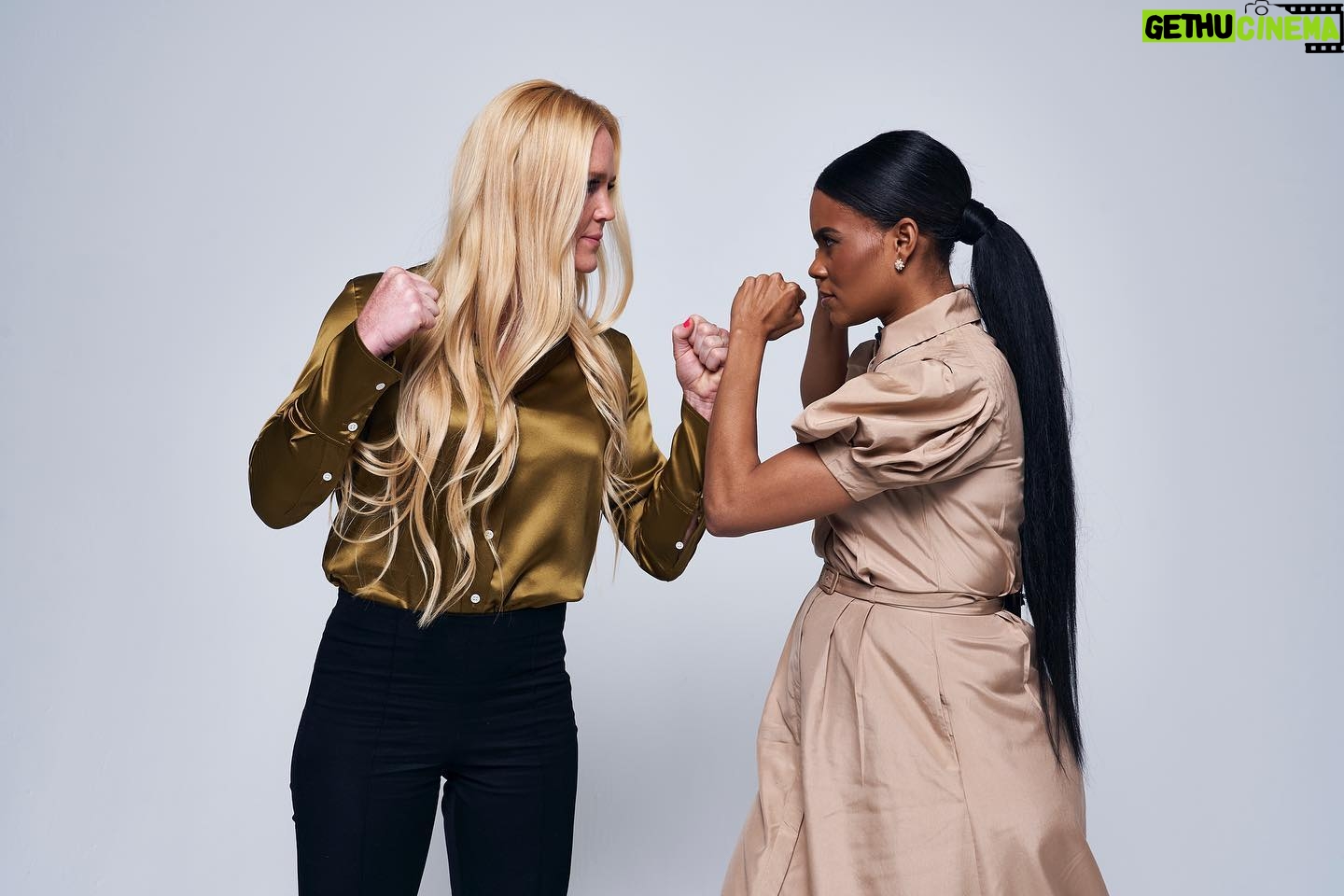Holly Holm Instagram - Hopefully you got the chance to tune in to @realcandaceowens show on @realdailywire ! I can’t say I killed it with the rapid fire questions at the end…. but I did mention one of old school favorite songs. 😉
