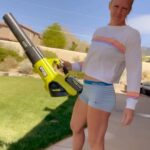 Holly Holm Instagram – Thank you @ryobitoolsusa . I find myself sweeping only indoors now. 😁 loving the blower and the mulcher. Cause who likes to bag leaves?