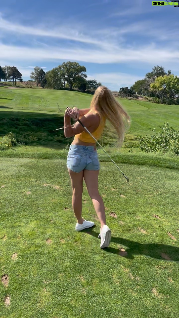 Holly Holm Instagram - To be clear, I fully intended to hit the ball on the first swing. Great time today at the @incredablemma golf event! Give them a follow and watch how they change the lives of their students through mma.
