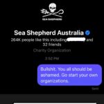Holly Marie Combs Instagram – @seashepherdaustralia 🖕#seashepherd