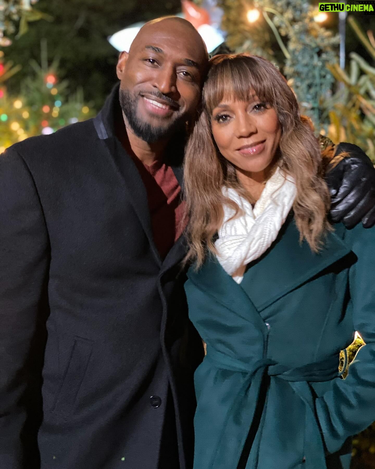 Holly Robinson Peete Instagram - I canβt let the day end without wishing happy birthday to my #TheChristmasDoctor costar @adrianholmes!!! ππππβ¦we shot this movie in 2020 ( before he was Uncle Phil π) during the pandemic with strict protocols in place. We had to gargle with some liquid plumber tasting mouthwash just to have our little kiss (swipe) and follow all these awkward strict rules after having just met! You were so gracious Adrian and such a gentleman! So proud of you! Love ya and I hope you had an amazing birthday!!