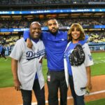 Holly Robinson Peete Instagram – Thank you @dodgers for inviting us to throw out the first pitch in honor of #AutismAwarenessMonth #AutismAcceptanceMonth!! Thank @realrjpeete for catching your dad!! 💙😊⚾️ #proudclubbymomma #autismmom #autismadvocate 
📸 @jon.soohoo