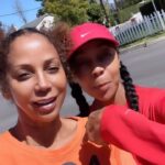 Holly Robinson Peete Instagram – Whyyy are we like this together??!! So goofy👧🏽👧🏽😂😂 soooo happy to see my Bestie @terryellis today!! #virgobesties #internationalwomensday 🌸🌸💪🏾💪🏾