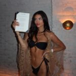 Holly Scarfone Instagram - From my launch party in LA🖤 wow… feeling so beyond grateful to have been given the opportunity to design a swim collection that I can call my own! Thank you to everyone that was apart of the process and journey. Feeling so blessed. Bikini so cute you can wear it to dinner ;)