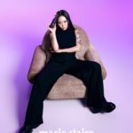 Honey J Instagram - 💜 @avedakr @marieclairekorea