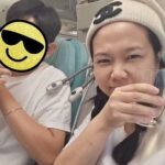 Hong Hyun-hee Instagram - 준범아 엄마아빠 일하러 가는거얌✈️ 준범이 낳고 처음으로 둘만 떠나는데 힝 ..... 근데 나왜 샴페인들고 웃고있🤪 자...자유...시....간(?) (울엄마 울어머님 감사해용 살앙해용 ♥️)