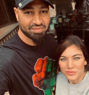 Hope Solo Instagram - Off to the polls to #vote2020🇺🇸 

We once were a nation united. We must be once again. Our actions define us. #VOTE #JUSTICEFORALL #POWMIA