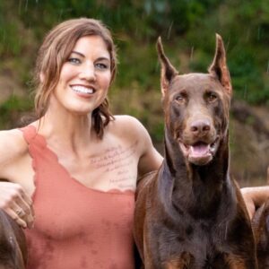 Hope Solo Instagram - ‪We‘re brokenhearted to share that Conan passed away from blood loss last night. He fought up until the very end.‬ We’re crushed. Just a dog running through the woods, trying to make his way home. We bought our 60-acres so our dogs have space to run and live their most full lives.‬ Conan was kind and loving. He wandered 30 yards off our property when he was shot. As animal lovers we are struggling to make sense of anyone using their right to own guns to shoot pets of any kind. We have had pets come onto our property and always helped them get home safe.‬