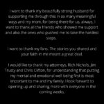Hope Solo Instagram - It’s been a long road, but I’m slowly coming back from taking time off. I pride myself in motherhood and what my husband and I have done day in and day out for over two years throughout the pandemic with two-year old twins. While I’m proud of us, it was incredibly hard and I made a huge mistake. Easily the worst mistake of my life. I underestimated what a destructive part of my life alcohol had become. The upside of making a mistake this big is that hard lessons are learned quickly. Learning these lessons has been difficult, and at times, very painful. I want to thank my beautifully strong husband for supporting me through this in so many meaningful ways and my mom for being there for us, always. I want to thank all the friends who showed me support and also the ones who pushed me to take the hardest steps. I want to thank my fans. The stories you shared and your faith in me meant a great deal. I would like to thank my attorneys, Rich Nichols, Jim Trusty and Chris Clifton, for understanding that putting my mental and emotional well being first is most important to me and my family. I look forward to opening up and sharing more with everyone in the coming weeks. I also want to thank all the wonderful women I met during my time at the Hope Valley treatment facility and specifically to my counselor, Billie Lawson. The women at Hope Valley are true leaders in their professions, filled with knowledge and insight on how to live a more healthy life balanced with kindness, empathy, tough love and understanding. Their no nonsense way of leading is a leadership style I have always admired and respected. I continue to be a student of the greatest school called life and I will continue to learn and grow from these experiences.  I will continue to gain empathy, knowledge, and stories to share. I consider this a gift to pass it on to others because pain shared is pain lessened.