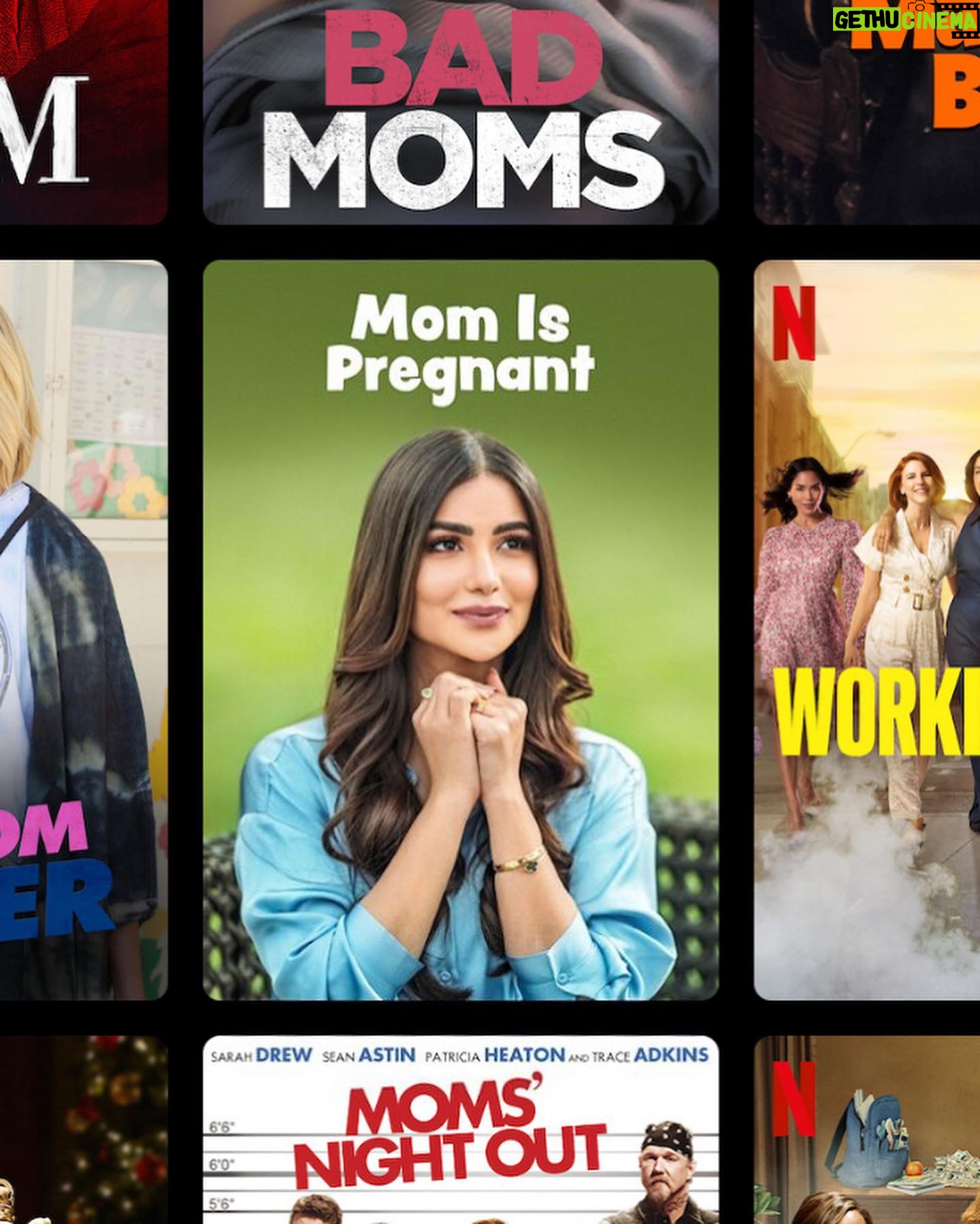 Huda ElEtrreby Instagram - mom is pregnant movie soon on @netflix