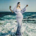 Huda ElEtrreby Instagram - Goddess Stylist @nourbozz Photographer @mseifphotography Dress @1309studios Makeup @kiwarkis Hair @toni.saade Jewellery @auroreezzedine Assistant stylist @waelfrng