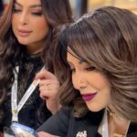 Huda Husain Instagram - Jewelry & watch show معرض المجوهرات في أبو ظبي تغطية محل مسك @miskjewellery @mahmeed_stylist