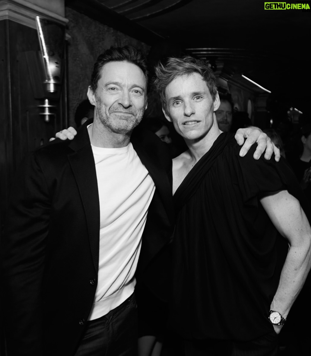 Hugh Jackman - 3 Likes - I recommend …. @kitkatclubnyc. Starring my dear friend Eddie Redmayne! Relax. Loosen up. Be yourself. 📸 credit @jennyandersonphoto