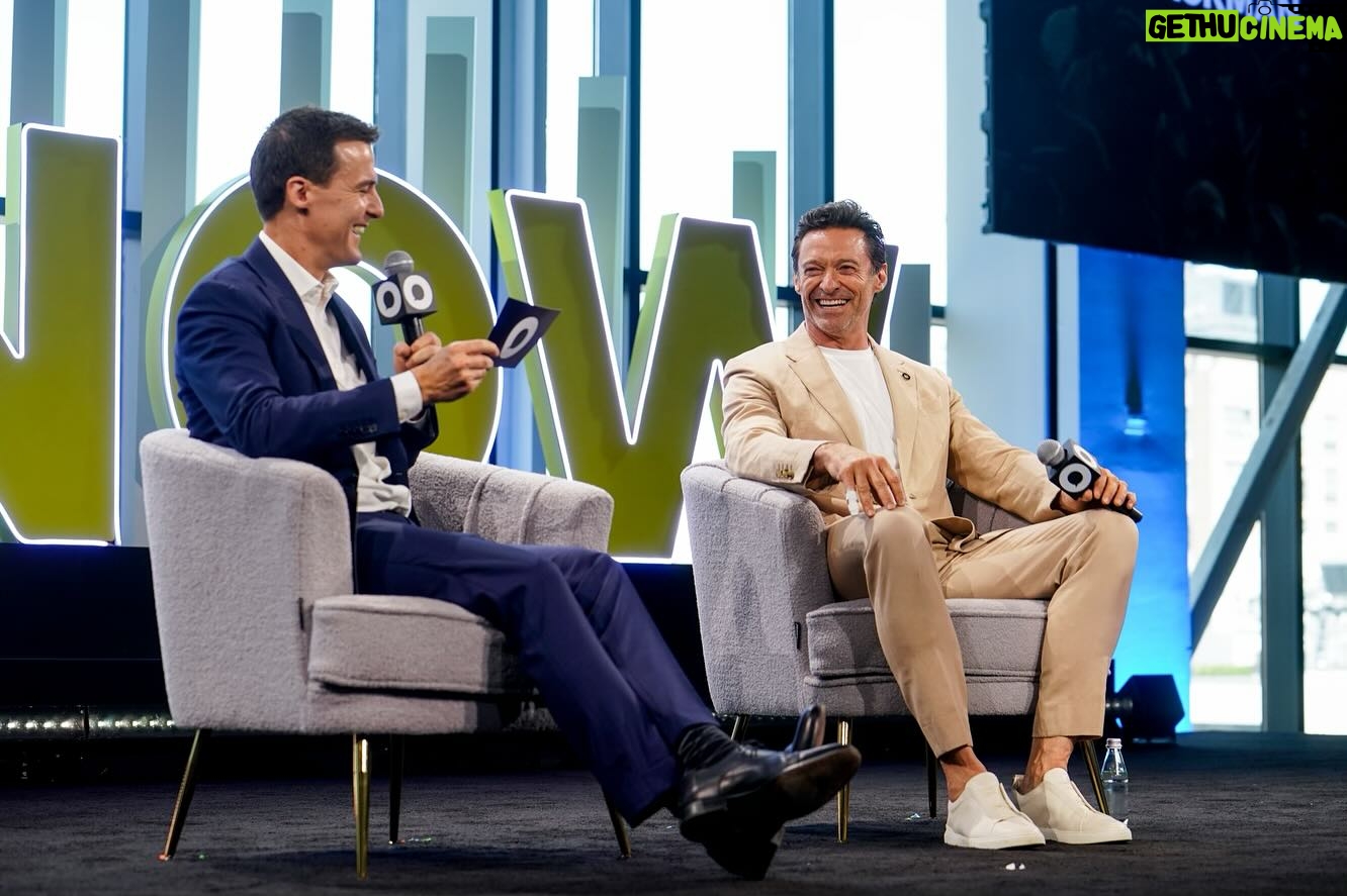 Hugh Jackman - 3 Likes - Incredibly inspiring morning with @hughcevans and the entire team at @glblctzn. See you in September.