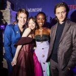 Hunter Doohan Instagram - I love these people so much!! Thank you @wednesdaynetflix @netflix @goughalfred @miles_millar @animateted @coralworld @aliblue @angelvdb @iamjdiaz @tiffbrisenostylist @robscheppy and so many more!!