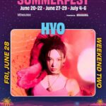 Hyoyeon Instagram – 28th June 2024 “SUMMERFEST” 가자고오
I’m excited to be joining the Summer Fest lineup! Don’t miss out on this fun event!🫵🏻
.
📍Downtown Milwaukee along Lake Michigan
#summerfestival