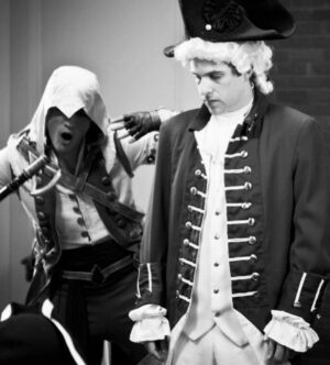 Ian Hecox Instagram - To celebrate the launch of Flashback with Smosh, here’s some old BTS photos from the Assassins Creed 3 Rap!

Photos by @_ryan_todd_