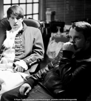 Ian Hecox Instagram - To celebrate the launch of Flashback with Smosh, here’s some old BTS photos from the Assassins Creed 3 Rap!

Photos by @_ryan_todd_