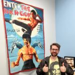 Ian Hecox Instagram - A couple years ago I became obsessed with Ghanaian movie posters. I found these hand-painted artworks (painted on flour sacks, nonetheless) to be equal parts impressive, unsettling, and hilarious. So I bought 4 originals. Two I gave away to friends as a gift and this one I finally hung up in the new office. I hope you enjoy Bruce “Lii”