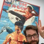 Ian Hecox Instagram - A couple years ago I became obsessed with Ghanaian movie posters. I found these hand-painted artworks (painted on flour sacks, nonetheless) to be equal parts impressive, unsettling, and hilarious. So I bought 4 originals. Two I gave away to friends as a gift and this one I finally hung up in the new office. I hope you enjoy Bruce “Lii”