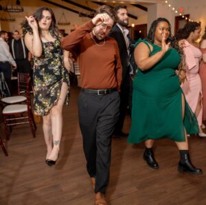 Ian Hecox Instagram - Hire me to Cupid Shuffle at your next wedding!

(Also congrats to @kimmydoesstuff on getting married)