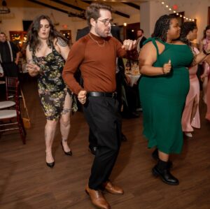 Ian Hecox Instagram - Hire me to Cupid Shuffle at your next wedding!

(Also congrats to @kimmydoesstuff on getting married)
