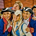 Ian Hecox Instagram - To celebrate the launch of Flashback with Smosh, here’s some old BTS photos from the Assassins Creed 3 Rap! Photos by @_ryan_todd_