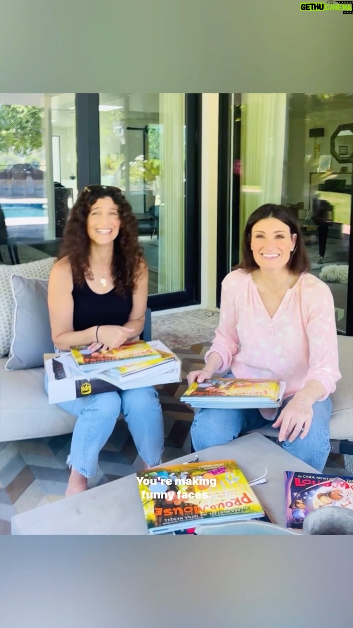 Idina Menzel Instagram - #ProudMouse interview with @authorcaramentzel and me - by my son - Part Three. (Pre-order and book tour info #LinkInBio!)