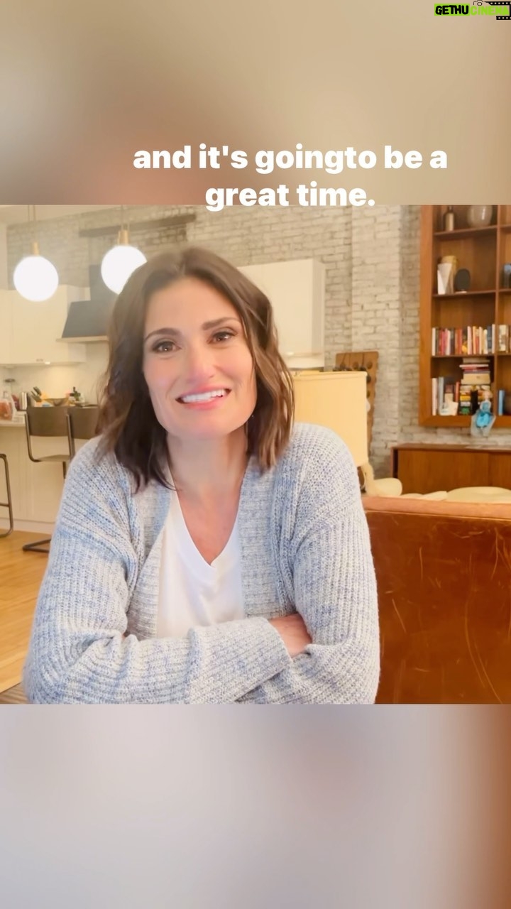 Idina Menzel Instagram - Join @authorcaramentzel and me this Monday at 3:00 PM ET on @talkshoplive! We’ll be taking your questions and discussing #ProudMouse - and you can order a signed copy now (or during the livestream). #LinkInBio to RSVP.