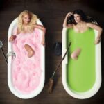 Idina Menzel Instagram - In celebration of #WICKED20, @idinamenzel and @kchenoweth look back on originating the iconic roles of Elphaba and Glinda with @NYMag. 💚 Read more at our link in bio. Photographer: @markseliger Producer: Madi Overstreet First Assistant: Romy Kirchauer Photo Assistant: Reggie Desilus Ms. Chenoweth Hair & Makeup: @BruceWayneMUA Ms. Menzel Hair: @geobrianhmu using Oribe, Mizani, and Living Proof at The Wall Group Ms. Menzel Makeup: @genevieveherr for Lancôme Production Design: Michael Sturgeon