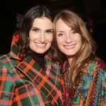 Idina Menzel Instagram - Still reeling from #Wicked20. What an incredible celebration and reunion with so many friends. I’m so proud to be a part of this family. 💚 Photos by Bruce Glikas @bruglikas @broadwaybruce_ Styling: @taraswennen Hair: @anthonycampbellhair Makeup: @genevieveherr Coat: @azziandosta Top/Trousers: @albertaferretti Shows: @sam_edelman Clutch: @jimmychoo Ring: @kavantsharart