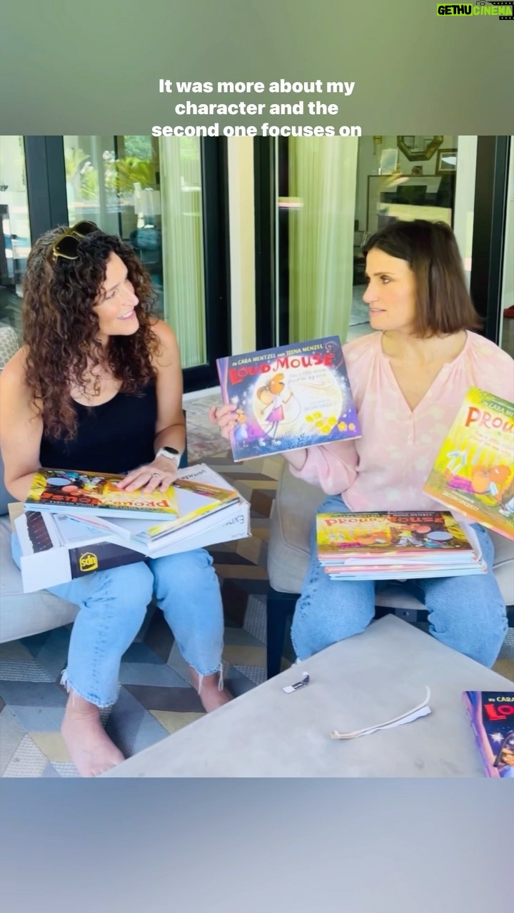 Idina Menzel Instagram - #ProudMouse interview with @authorcaramentzel and me - by my son: Part One. (Pre-order and book tour #LinkInBio!)